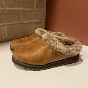 BOBS from Sketchers Memory Foam Faux Fur Slippers Women’s 7.5